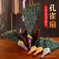 Quạt lông vũ nồi Benba, đồ dùng cho mặt trước Phật, quạt Wenba, chai nước lọc, quạt lông vũ cỏ tốt lành