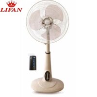 Quạt lửng 3 cánh 45W Lifan QL-216RC - Có REMOTE - Hàng chính hãng - Xám