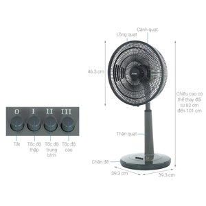 Quạt lửng Mitsubishi R16A-GB