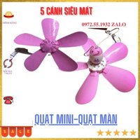 Quạt màn 5 cánh quạt trần mini 5 cánh siêu mát chạy êm ái phù hợp mọi không gian-Linh kien33