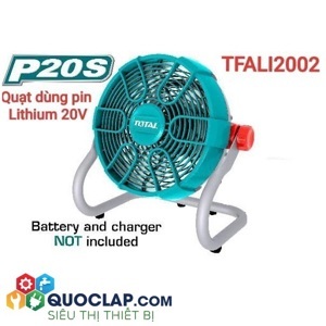 Quạt máy dùng pin Lithium TFALI2002 - 20V