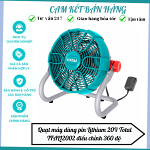 Quạt máy dùng pin Total TFALI2001