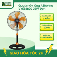 Quạt máy lửng ASIA VY558890 75W đen - Lưu lượng gió 107 m3/p, Siêu mát - Bảo hành chính hãng 24 tháng