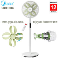 Quạt Midea inverter SDH30RX công suất 18W, quạt đứng Midea vận hành siêu êm với 8 cánh