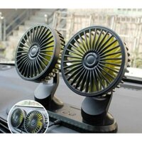 Quạt mini 5V, 12v, 24v xoay 360 tiện ích trên ô tô, xe hơi, bàn làm việc