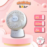 Quạt mini cầm tay Bear DFS - C09C5, 3 chế độ gió, Sạc pin, Gập lên xuống 30 độ , BH 18 Tháng