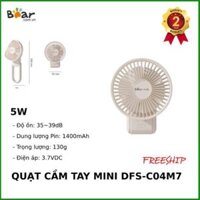 Quạt mini cầm tay, để bàn không dây Bear DFS-C04M7