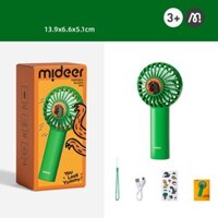 QUẠT MINI CẦM TAY MIDEER SẠC USB, ĐỂ BÀN CHO BÉ TIỆN DỤNG