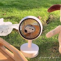 Quạt Mini Cầm Tay/ Quạt Để Bàn Tích Điện 3 Chế Độ Gió - Có Đế Để Bàn tiện lợi sạc USB