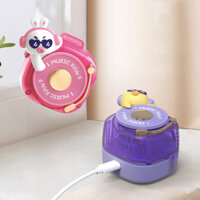 Quạt mini cầm tay, quạt mini có dây đeo cổ, quạt mini tích điện cầm tay hoạt hình dễ thương