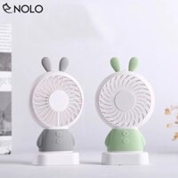 Quạt mini cầm tay tai thỏ cực mát