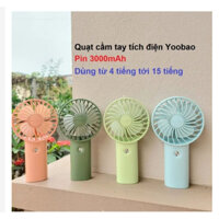 Quạt mini cầm tay Yoobao F3 pin sạc 3000mAh