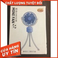 QUẠT MINI CHÂN BẠCH TUỘC ĐA NĂNG CẦM TAY ĐỂ BÀN KẸP XE ĐẨY NÔI EM BÉ