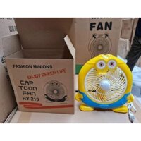 Quạt mini cute để bàn, quạt mát du lịch