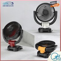 Quạt mini để taplo ô tô, quạt mini ô tô 5V, 12V, 24V, quạt gió nhỏ gọn làm mát trong xe ô tô, bảo hành 12 tháng