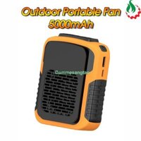 Quạt mini đeo thắt lưng pin 5000mAh (3 tốc độ gió)