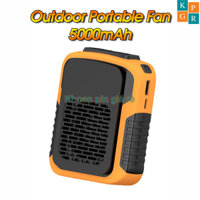 Quạt mini đeo thắt lưng pin 5000mAh (3 tốc độ gió)