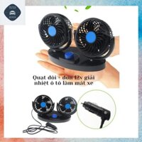 Quạt mini điện 12v và 24v dùng trên ô tô và acquy