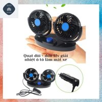 Quạt mini điện 12v và 24v dùng trên ô tô và acquy