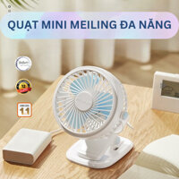 Quạt mini Meiling siêu nhỏ gọn - Quạt kẹp có thể xoay đa năng và chạy êm nhẹ YinYin98 Shop