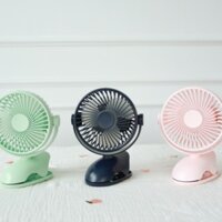 Quạt mini Portable mobile Fan pin 8000mah kẹp bàn, xe đẩy, nôi cũi, sử dụng văn phòng, du lịch