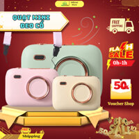 Quạt Mini Quạt Đeo Cổ Tích Điện Pinewoods Quạt Máy Ảnh Cute 3 Cấp độ Gió Sạc Usb Giá Rẻ