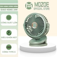 Quạt mini sạc điện 20000 MAH quạt kẹp,GF07 Quạt máy tính để bàn,Điều chỉnh tốc độ 4 tốc độ xoay 720°