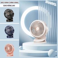 Quạt mini sạc điện 20000 MAH quạt kẹp,GF07 Quạt máy tính để bàn,Điều chỉnh tốc độ 4 tốc độ xoay 720°
