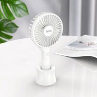 Quạt mini tích điện cầm tay để bàn Hoco F13 chính hãng 3 tốc độ gió siêu mát chạy cực êm