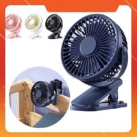 Quạt Mini Tích Điện Để Bàn Cực Mát, Quạt Tích Điện Mini Kẹp Bàn, Độ Kẹp Chắc Chắn Cho Dân Văn Phòng
