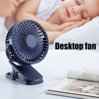 Quạt Mini Tích Điện Để Bàn Cực Mát, Phiên Bản Kẹp Bàn Chắc Chắn, Gió Mạnh Pin Trâu, Quạt Mạnh Dùng Cho Mùa Hè