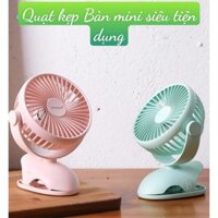 Quạt Mini Tích Điện Kẹp Bàn Cao Cấp, Quạt Kẹp Bàn Tích Điện Pin siêu tiết kiện điện