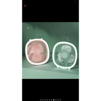 quạt mini tích điên treo tường có 3 chế độ sạc UsB đa năng kiêm đen ngủ pin châu