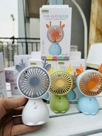 Quạt mini tích pin quạt bầu 5586