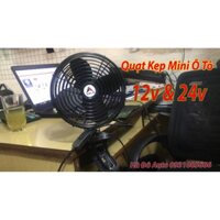 Quạt Mini Trên Ô Tô - Quạt Kẹp Trên Ô Tô -  Quạt Lồng Sắt Mini Trên Ô Tô Siêu Bền
