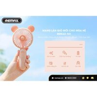 Quạt Mini xách tay năng lượng thon thả xinh tươi giá cả tương đối mềm Remax xịn LAMISA F41 LAMISA