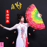 Quạt múa 4 tầng đủ màu sắc có tua rua , biểu diễn văn nghệ ( GIÁ 1 ĐÔI )