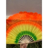Quạt múa cầm tay - quạt vải lụa VHMART57