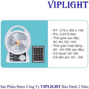 Quạt năng lượng mặt trời Hufa QNL-02