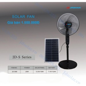 Quạt năng lượng mặt trời JD-S68