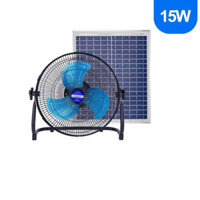 Quạt năng lượng mặt trời 12inch - Quạt tích điện - Cánh quạt sắt 15W - Bảo hành 12 tháng