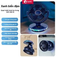 Quạt ngủ Mini cầm tay có thể sạc lại quạt nhỏ cắm trại ngoài trời treo tường quạt điện nhỏ