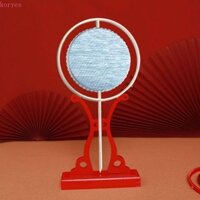 Quạt nhóm cô dâu KORYES, Quạt cưới Trung Quốc Quạt cầm tay thủ công, Quạt trang trí phong cách cổ hai mặt DIY trang trí cho đám cưới