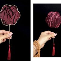 Quạt nhóm cổ điển Quạt cầm tay cô dâu Quạt Mini Đạo cụ ảnh cổ xưa Quạt nhóm Đạo cụ ảnh trẻ em