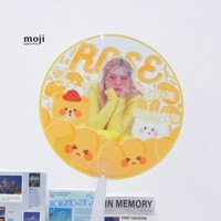 Quạt nhựa cầm tay idol BLACKPINK Rosé baby bear toasted bread 0211