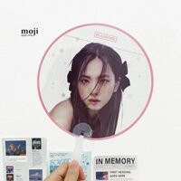 Quạt nhựa cầm tay idol BLACKPINK Jisoo How you like that 090323