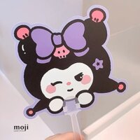 Quạt nhựa cầm tay MJ Sanrio family Kuromi blink