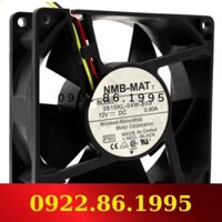 Quạt Nmb 3615k-04w-b59 9038 12V 0.60a Quạt Làm Mát Máy Chủ 9Cm nhập khẩu