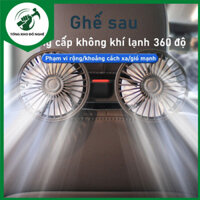 Quạt Ô Tô 3 Tốc Độ Ghế Ô Tô Trở Lại Quạt Làm Mát Sạc USB Quạt Hai Đầu Xoay 360 Độ Cổ Làm Mát Cho Phụ Kiện Xe Hơi  _ TKDN