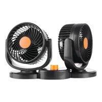 Quạt Ô Tô Hai Đầu Quạt Dash Ô Tô Hai Đầu 24V Thiết Bị Làm Mát Bảng Điều Khiển Có Thể Điều Chỉnh Với Gió Mạnh Thấp shopeban3vn